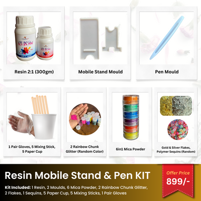Resin Mobile Stand & Pen KIT