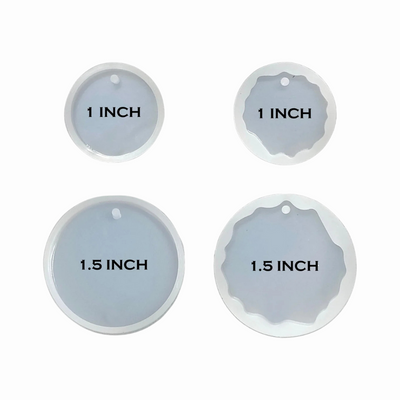 Jewellery & Pendant Resin Mould Set of 4 for DIY casting and jewellery making