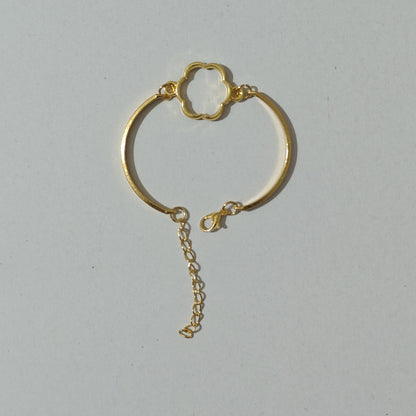 Flower Bracelet Bezel (Gold)