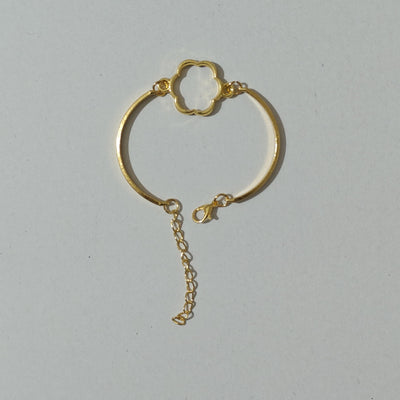 Flower Bracelet Bezel (Gold)