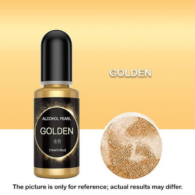 Gold Metallic Alcohol Ink