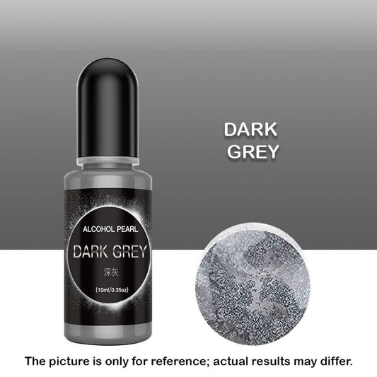 Dark Grey Metallic Alcohol Ink