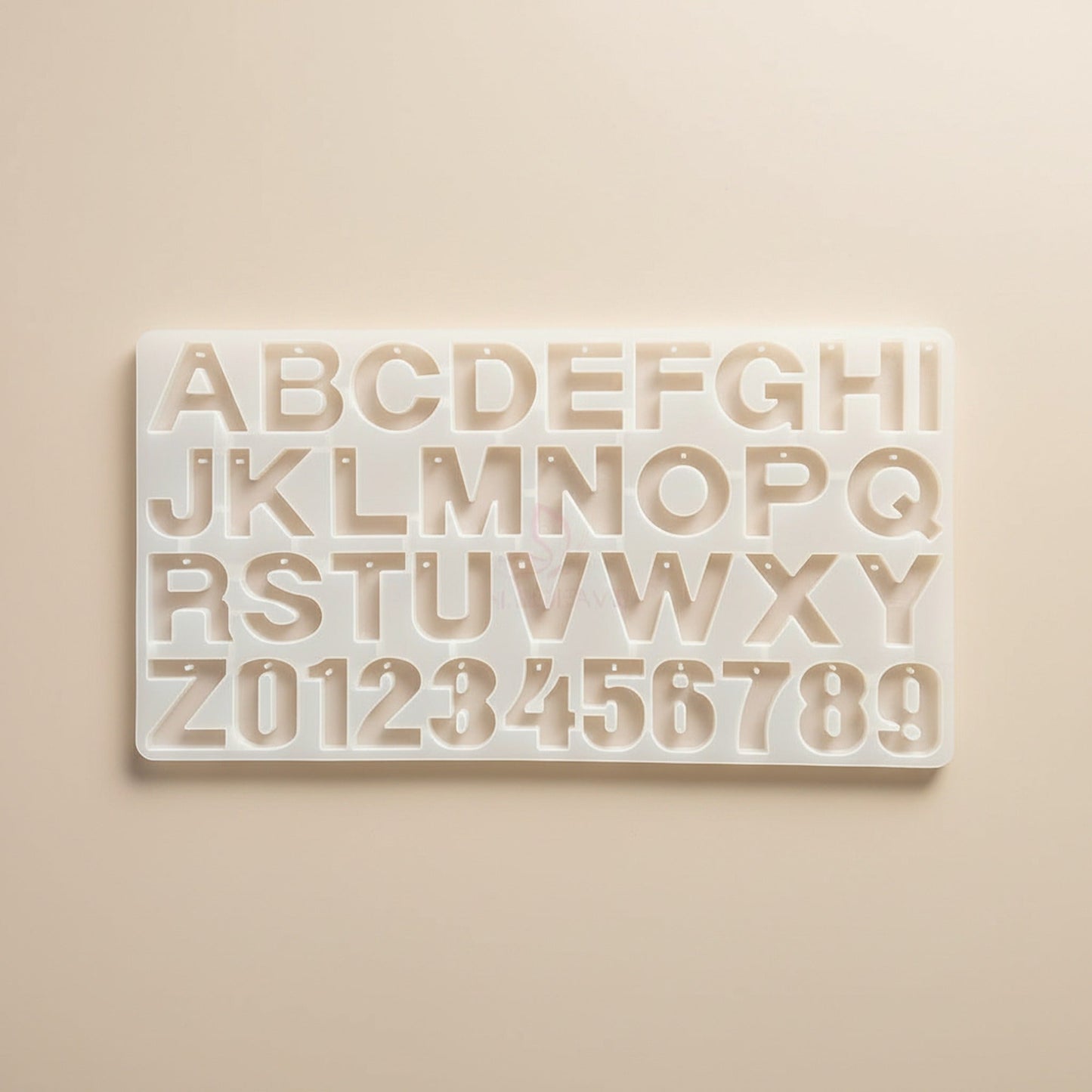 Front Pouring Alphabet Keychain Mould — Shrebhavi