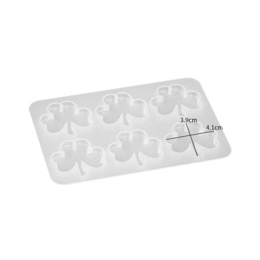 6 Cavity Clover Pendant/Keychain Mould