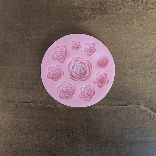 9 Cavity Rose Pink Mould