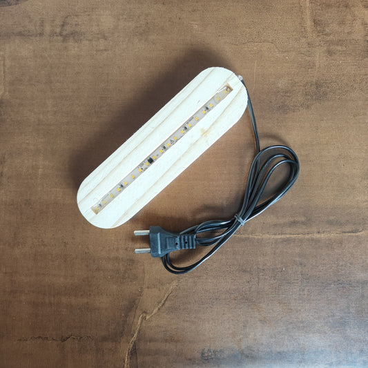 6" LED Light Stand (Wooden)