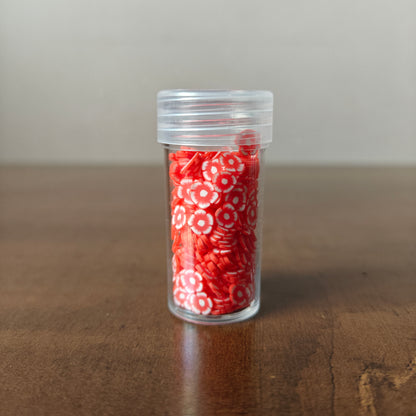 Red Flower Polymer Chips (10gm)