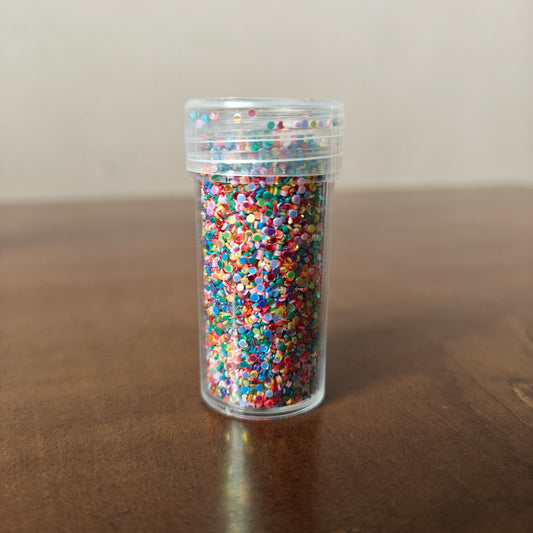 Mix Color Small Round Glitter (10gm)