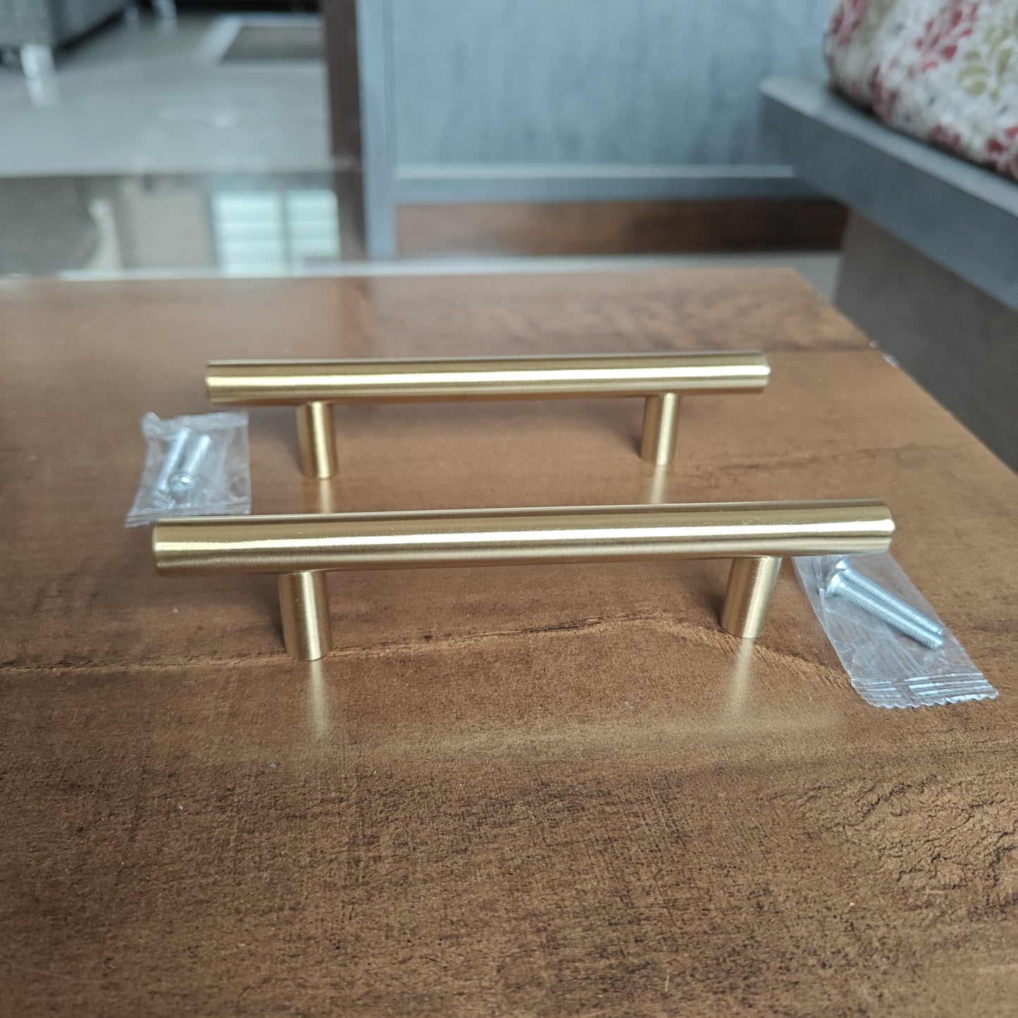 6" Gold Tray Handle (2pcs)