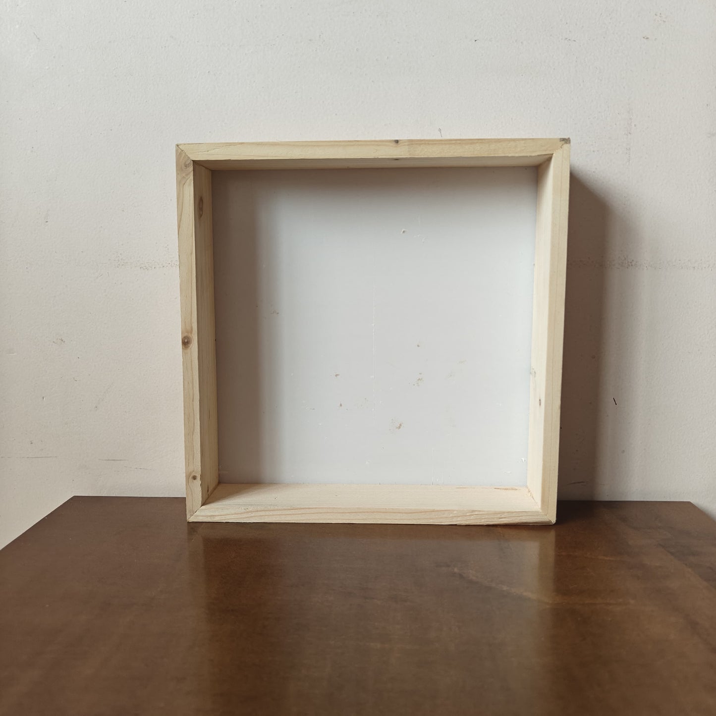 8" Wooden Acrylic Tray