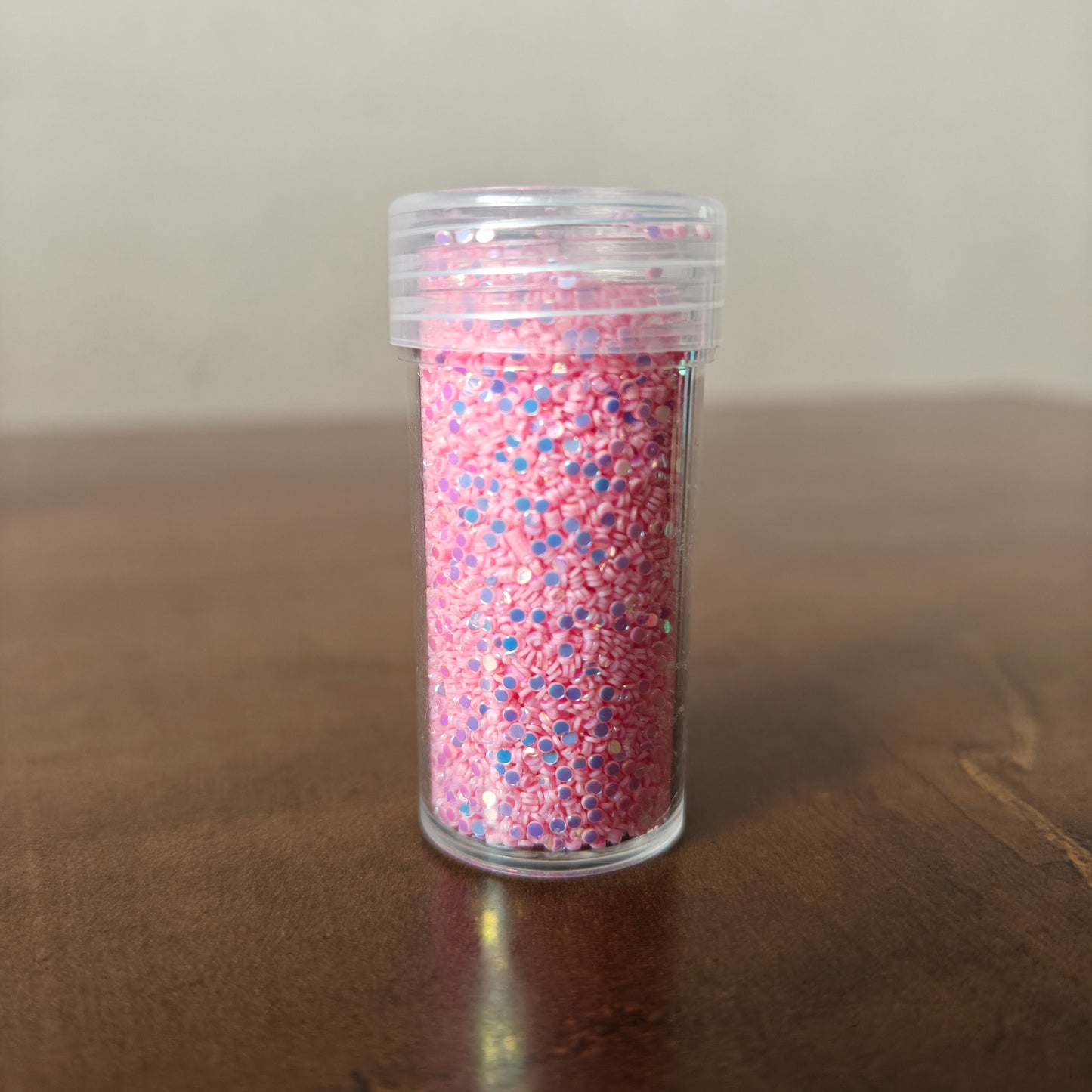 Pink Small Round Glitter (10gm)