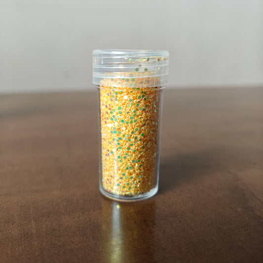 Yellow Small Round Glitter (10gm)