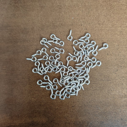 Silver Hook 10mm x 5mm earring findings pack of 20 for DIY jewelry making
