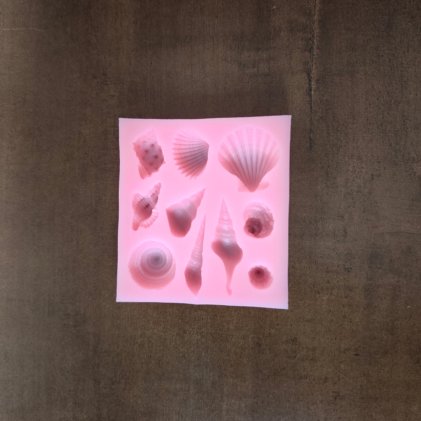 10 Cavity Pink Shell Mould