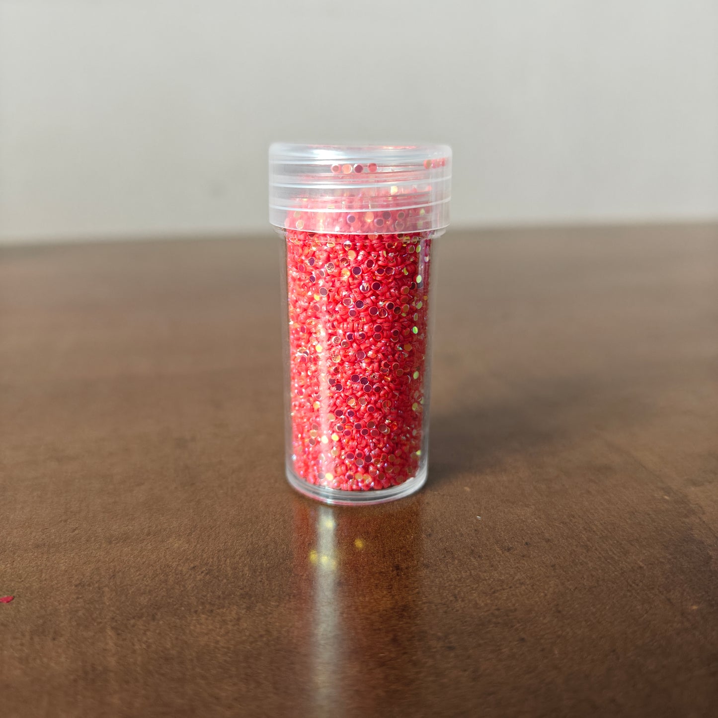 Red Small Round Glitter (10gm)